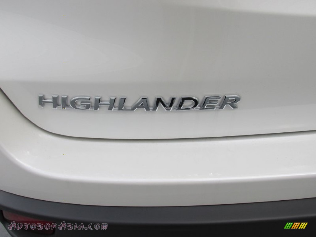 2015 Highlander XLE - Blizzard Pearl White / Black photo #14