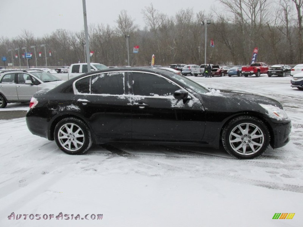 2009 G 37 x Sedan - Black Obsidian / Graphite photo #9