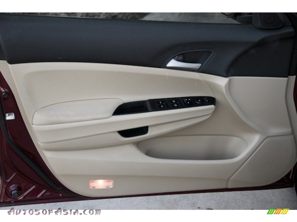 2012 Accord LX Premium Sedan - Basque Red Pearl II / Ivory photo #23