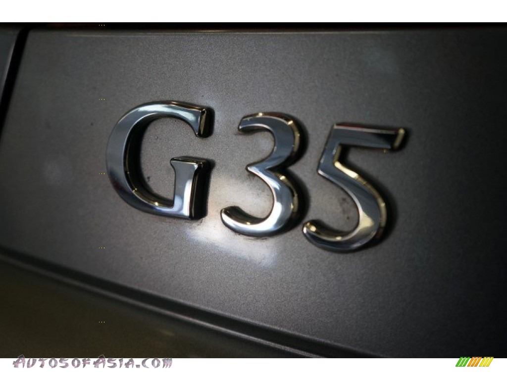 2006 G 35 Sedan - Diamond Graphite Metallic / Graphite photo #64