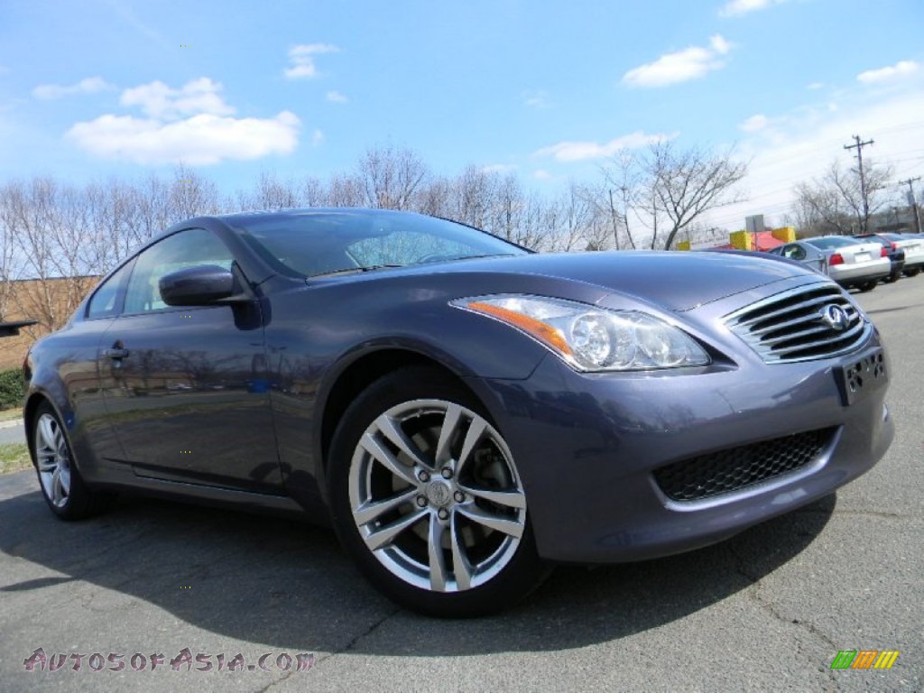 2008 G 37 Journey Coupe - Amethyst Graphite Gray / Stone photo #2