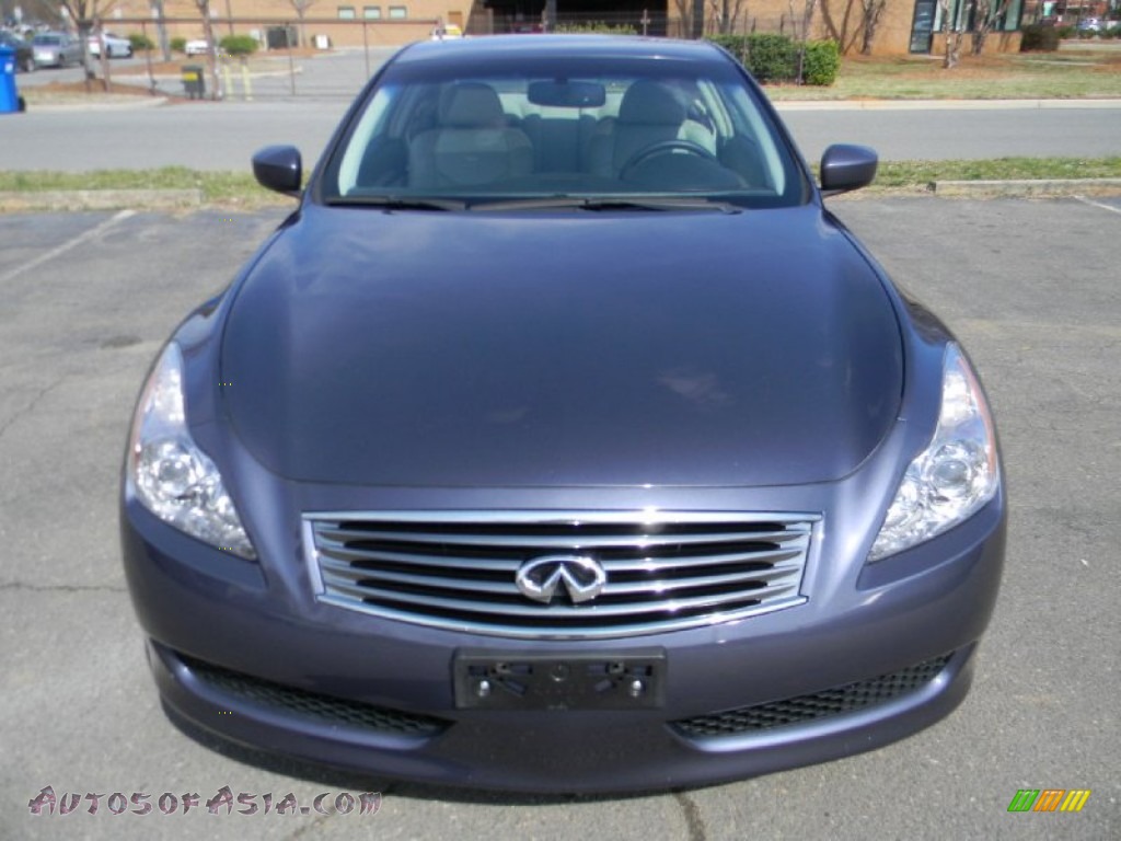 2008 G 37 Journey Coupe - Amethyst Graphite Gray / Stone photo #5