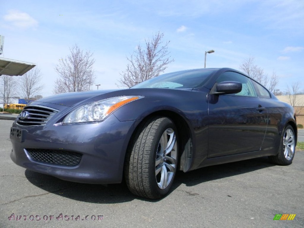 2008 G 37 Journey Coupe - Amethyst Graphite Gray / Stone photo #6