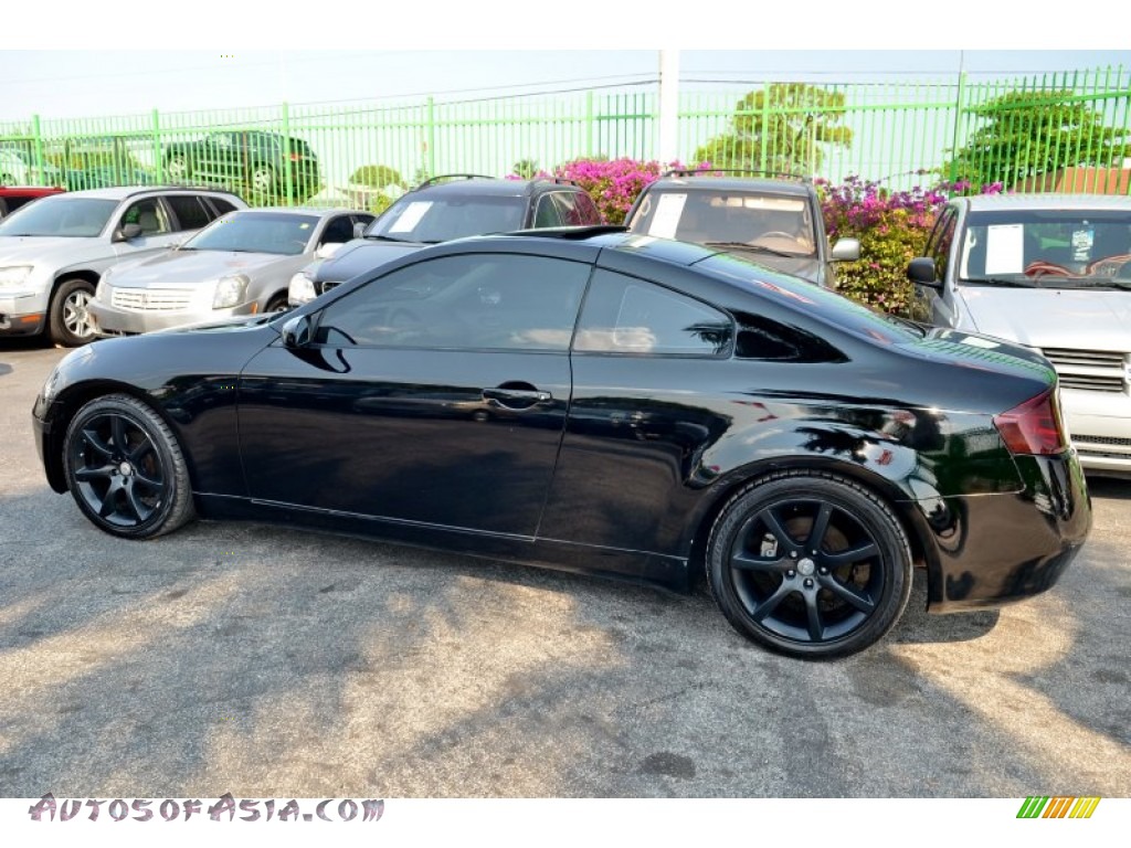 2004 G 35 Coupe - Black Obsidian / Willow photo #5