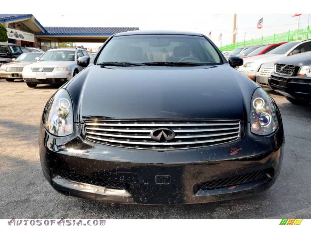 2004 G 35 Coupe - Black Obsidian / Willow photo #21