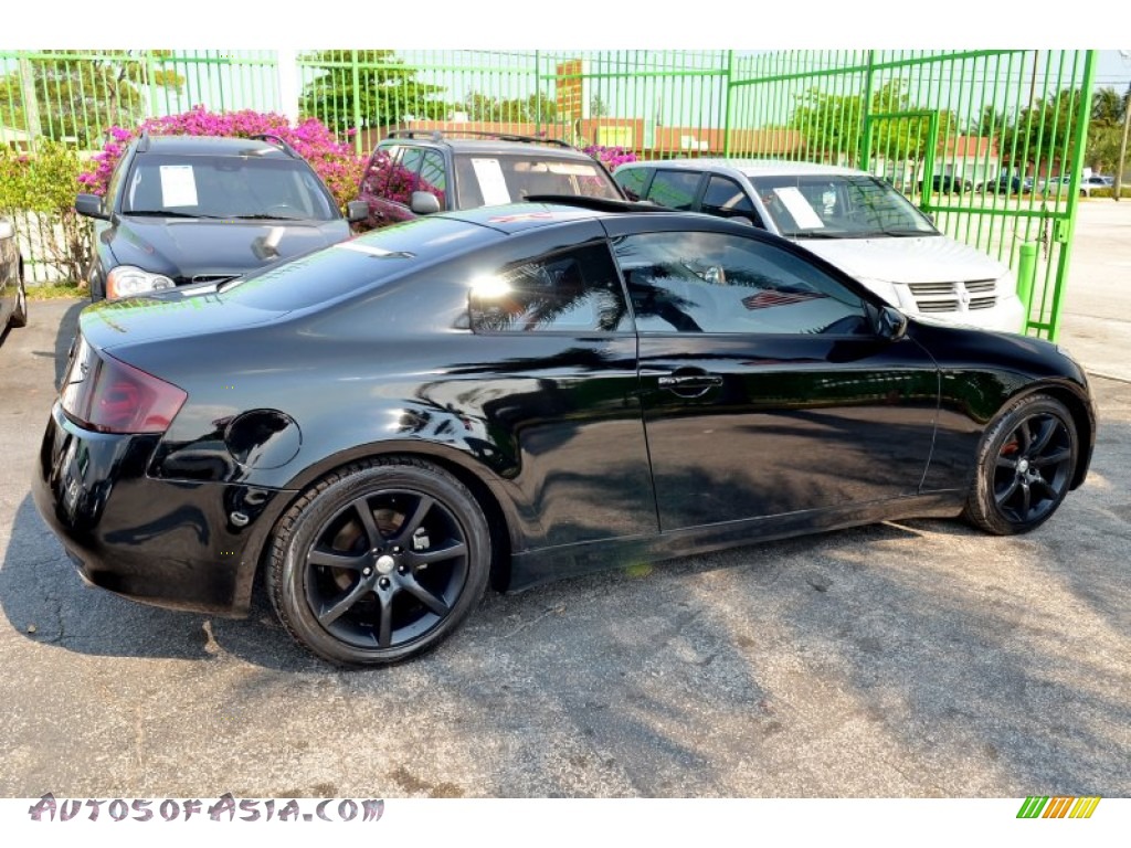 2004 G 35 Coupe - Black Obsidian / Willow photo #26