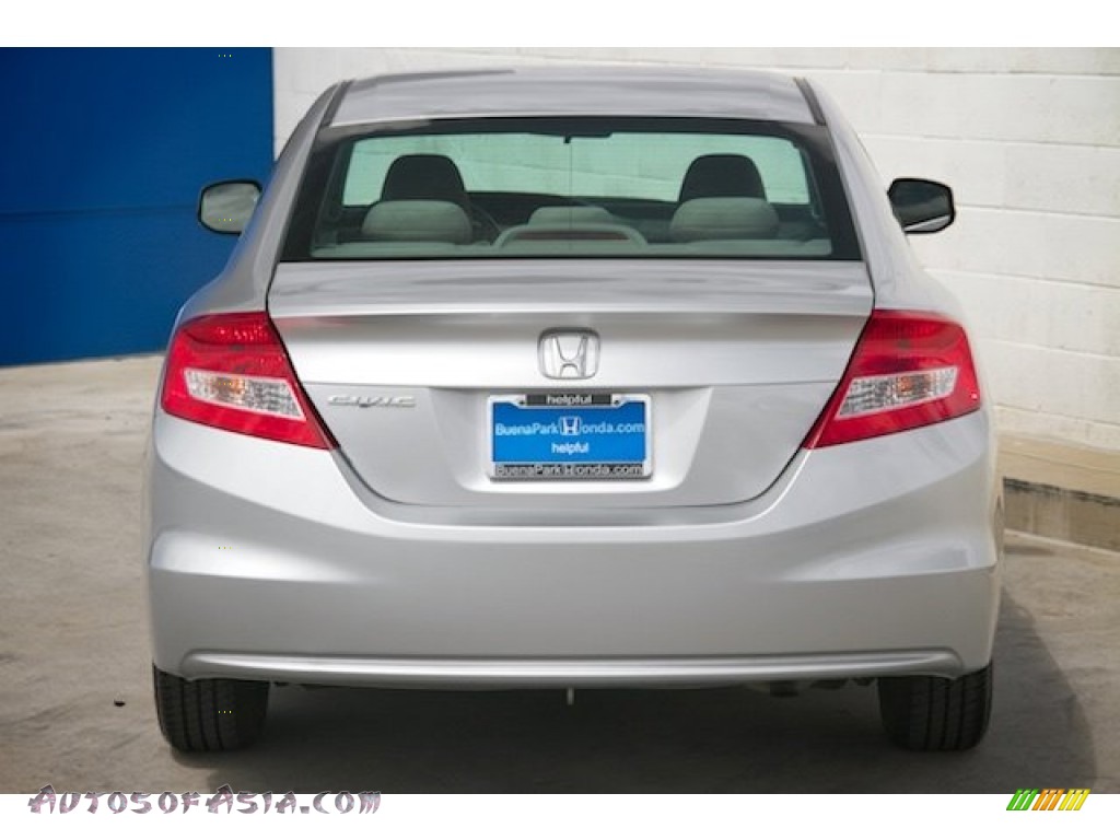 2012 Honda Civic LX Coupe in Alabaster Silver Metallic photo 9
