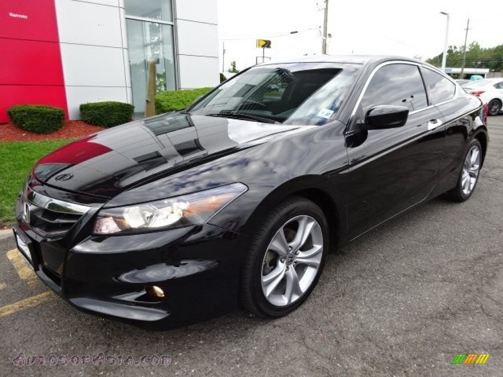 2012 Honda Accord EX-L V6 Coupe in Crystal Black Pearl photo #4