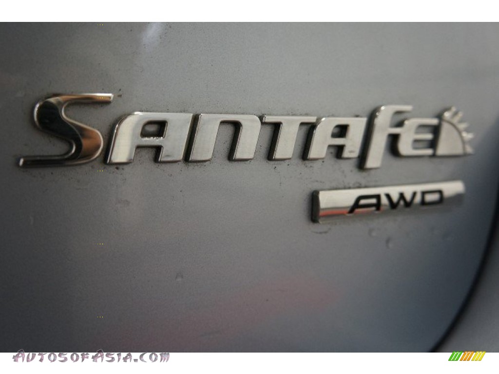 2007 Santa Fe GLS 4WD - Silver Blue / Beige photo #62