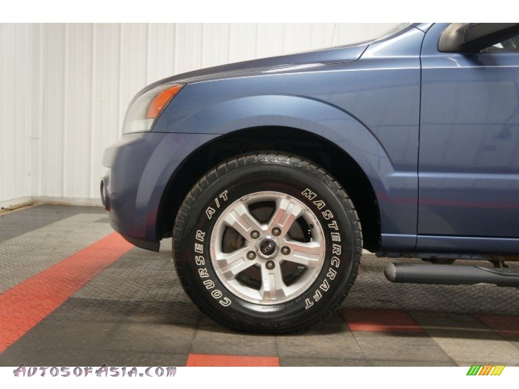 2005 Sorento LX 4WD - Spark Blue Metallic / Gray photo #68