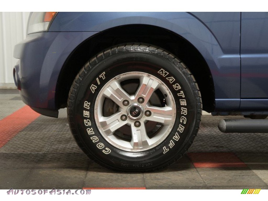 2005 Sorento LX 4WD - Spark Blue Metallic / Gray photo #69
