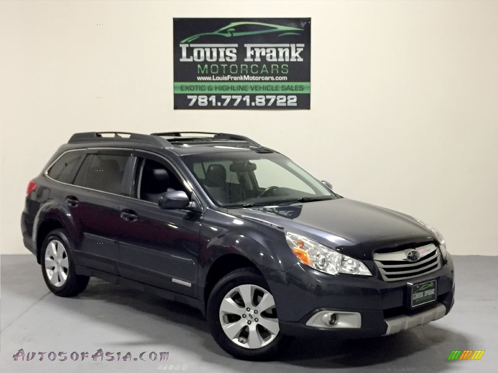 2012 Outback 2.5i Limited - Graphite Gray Metallic / Off Black photo #2