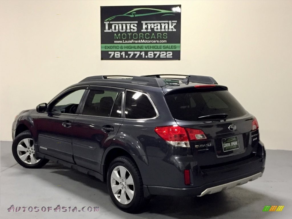 2012 Outback 2.5i Limited - Graphite Gray Metallic / Off Black photo #3