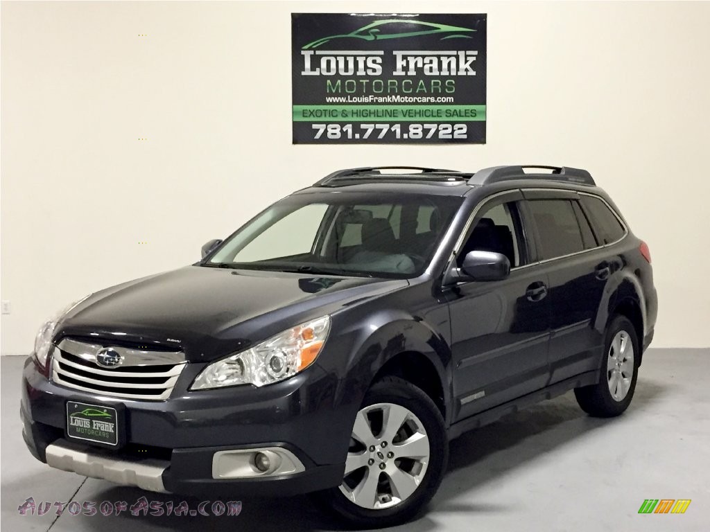 2012 Outback 2.5i Limited - Graphite Gray Metallic / Off Black photo #4