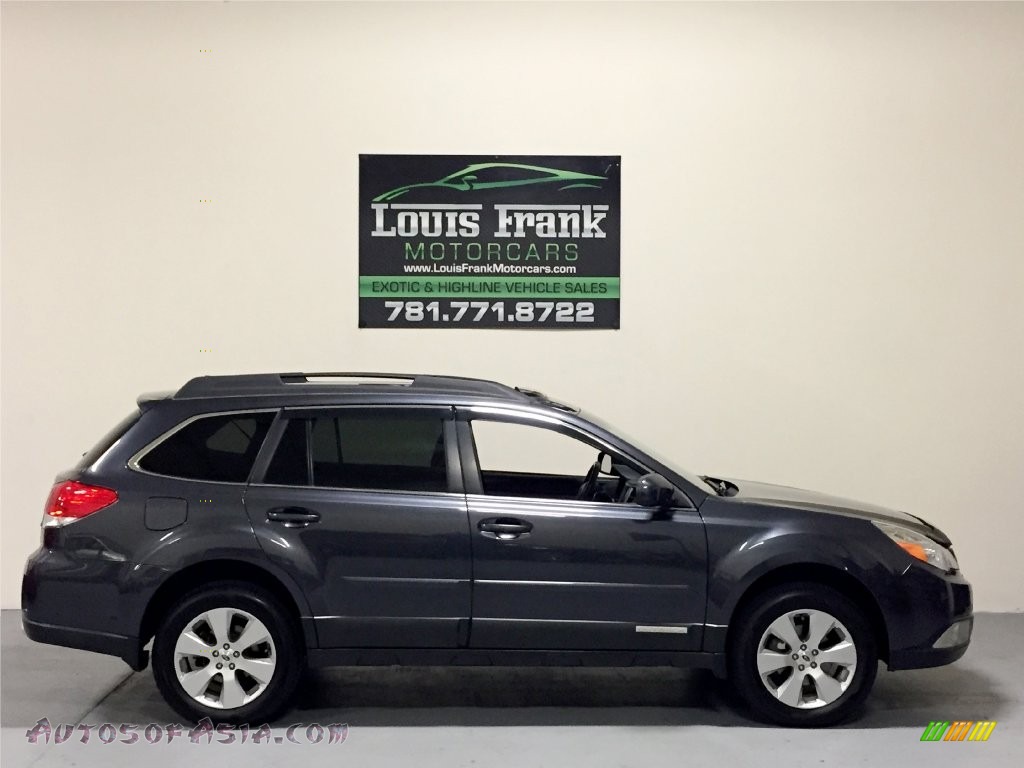 2012 Outback 2.5i Limited - Graphite Gray Metallic / Off Black photo #6