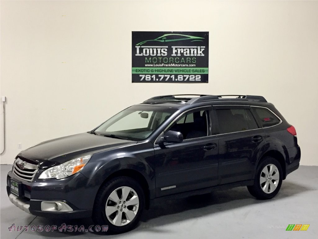 2012 Outback 2.5i Limited - Graphite Gray Metallic / Off Black photo #9
