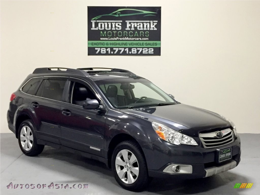 2012 Outback 2.5i Limited - Graphite Gray Metallic / Off Black photo #10