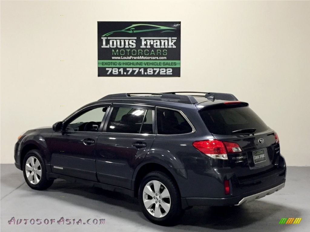 2012 Outback 2.5i Limited - Graphite Gray Metallic / Off Black photo #11