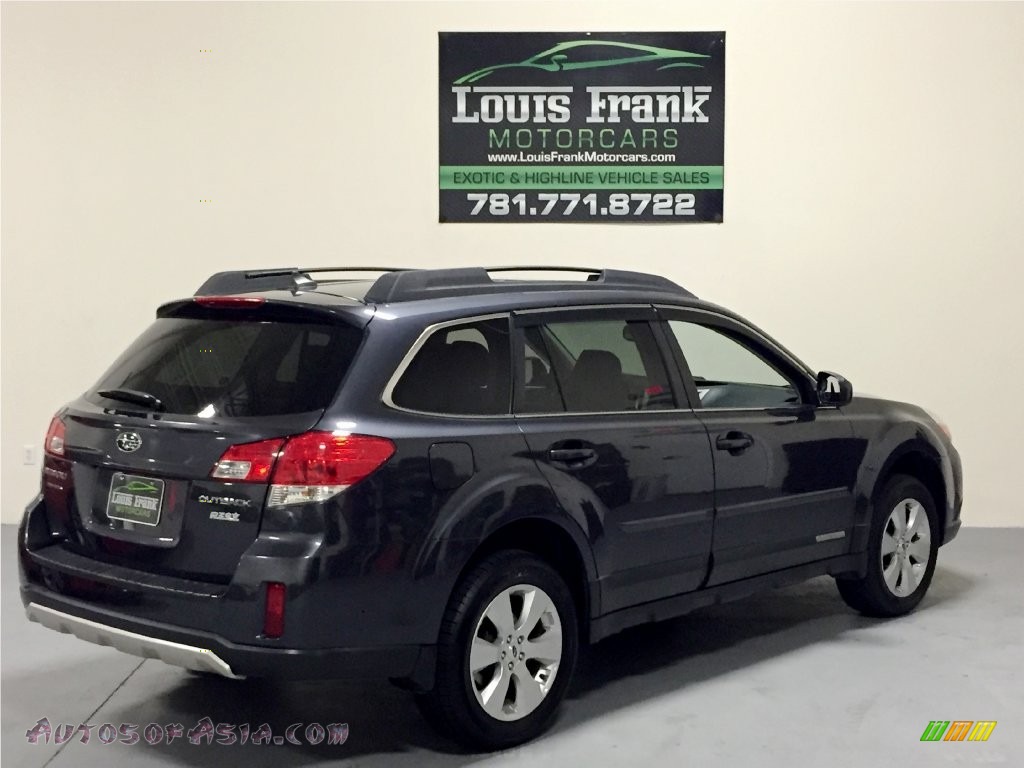 2012 Outback 2.5i Limited - Graphite Gray Metallic / Off Black photo #12