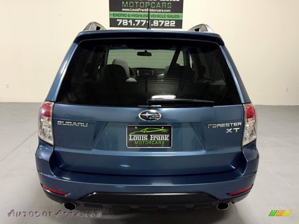 2009 Forester 2.5 XT Limited - Newport Blue Pearl / Platinum photo #8