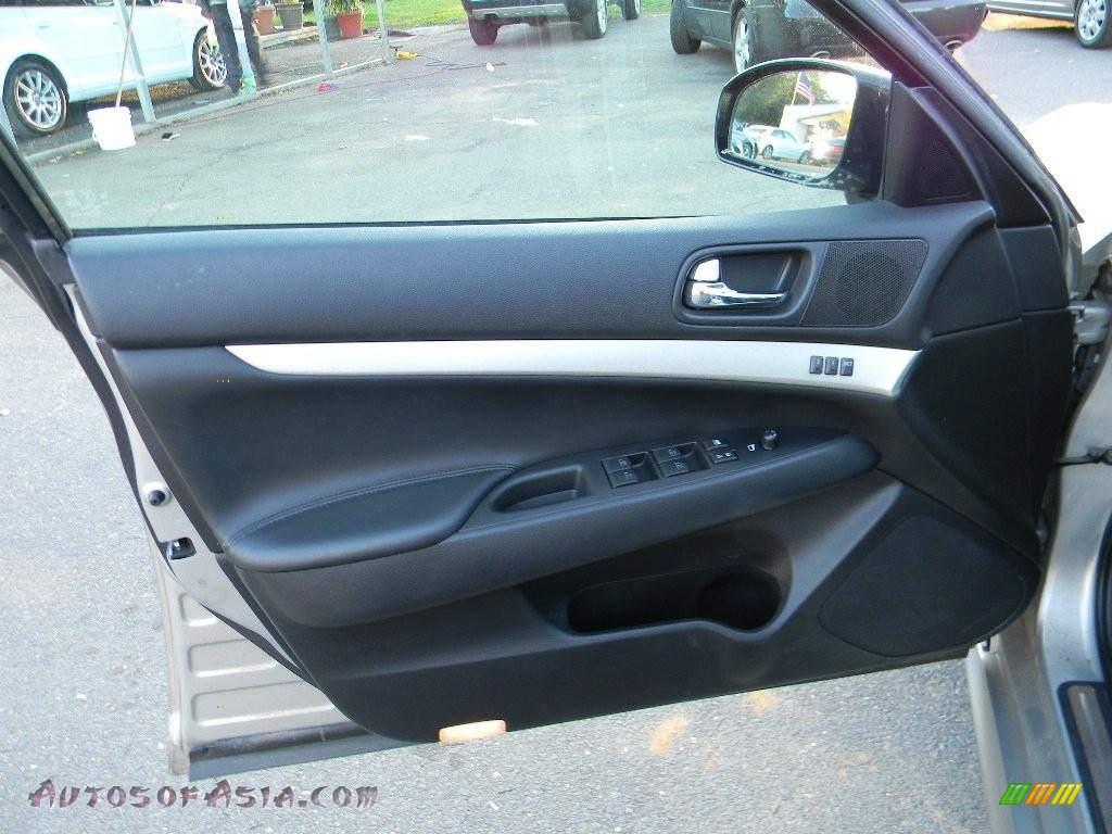 2008 G 35 S Sport Sedan - Platinum Graphite Gray / Stone photo #18