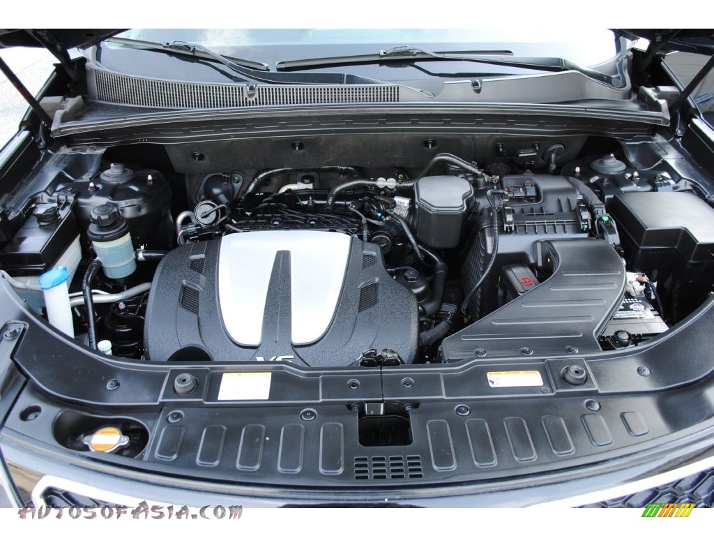 2011 Sorento SX V6 - Ebony Black / Black photo #31