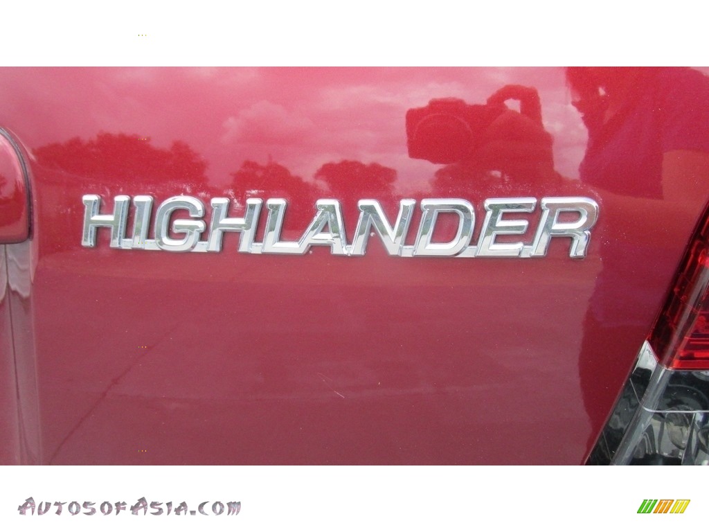2006 Highlander V6 4WD - Salsa Red Pearl / Ash Gray photo #16