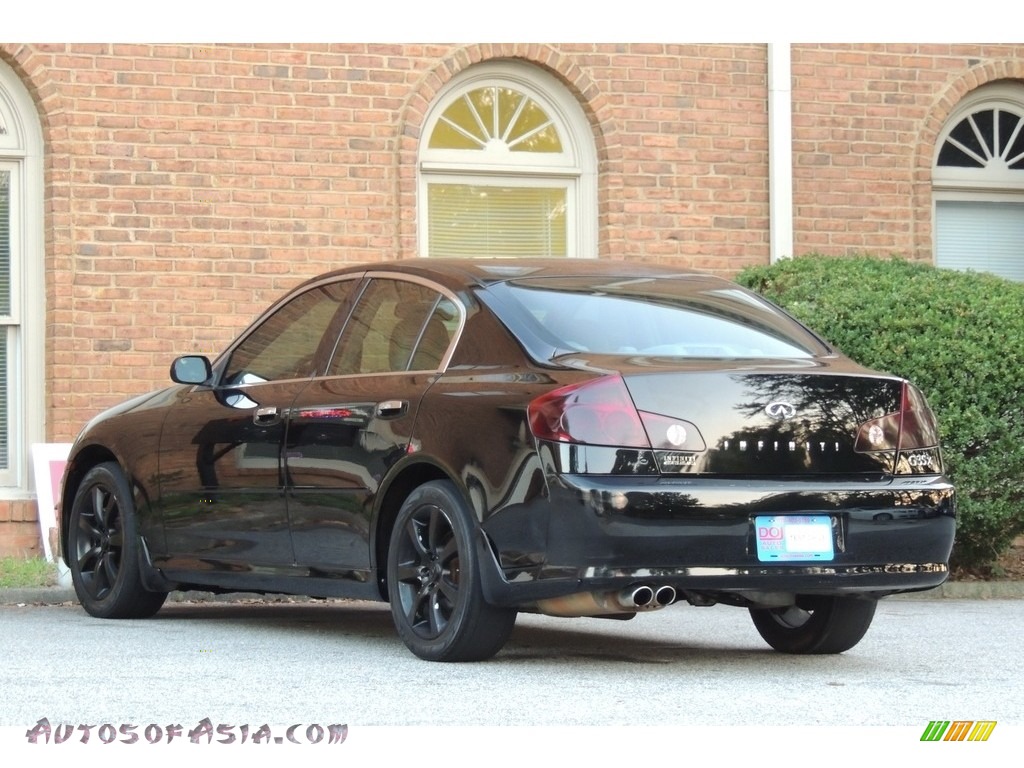 2005 G 35 x Sedan - Black Obsidian / Wheat photo #10