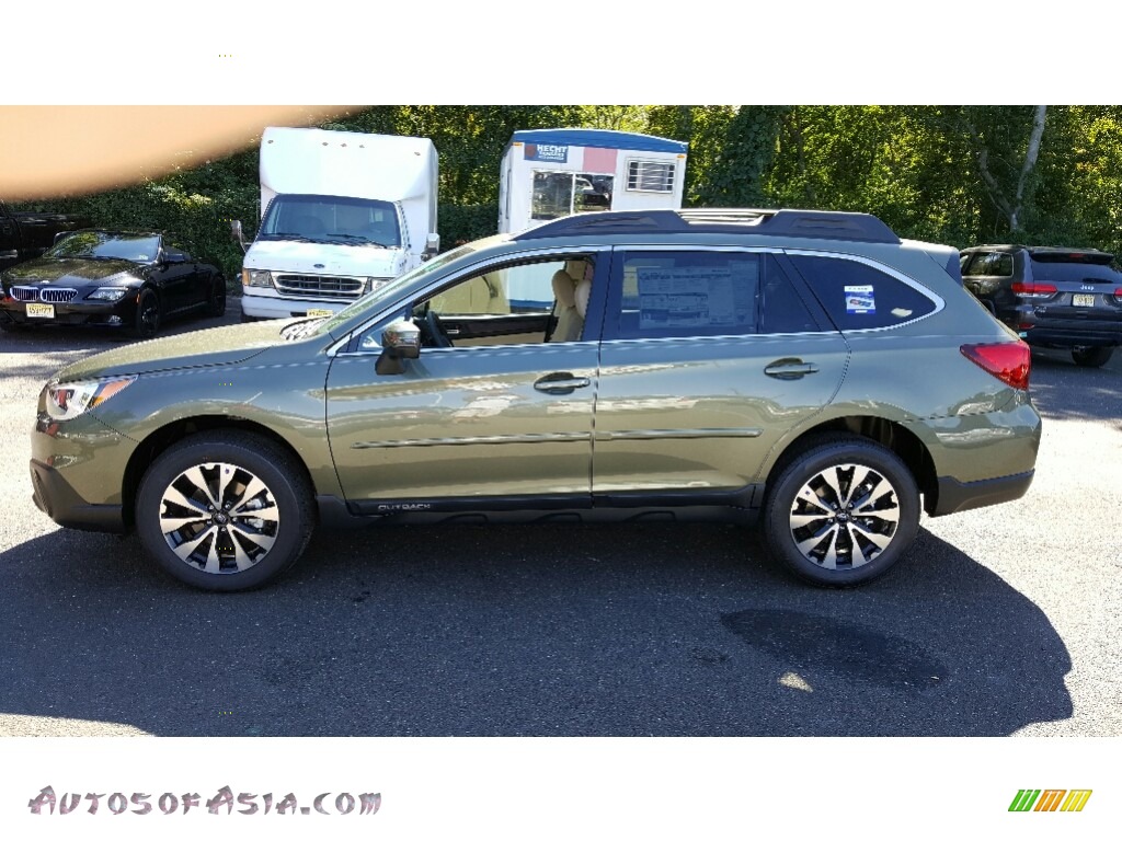 2017 Outback 3.6R Limited - Wilderness Green Metallic / Warm Ivory photo #3