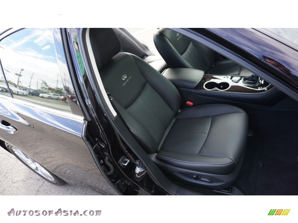 2014 Q 50 3.7 AWD Premium - Black Obsidian / Graphite photo #10