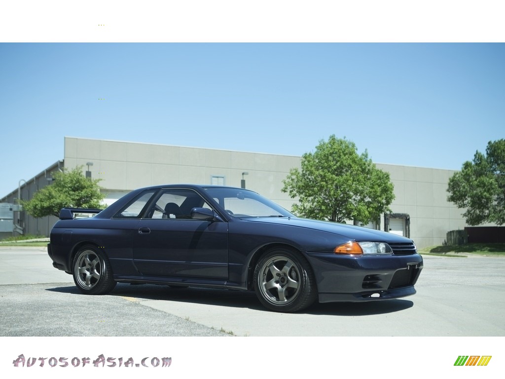 1990 Skyline GT-R Coupe - Gun Grey Metallic / Black photo #5