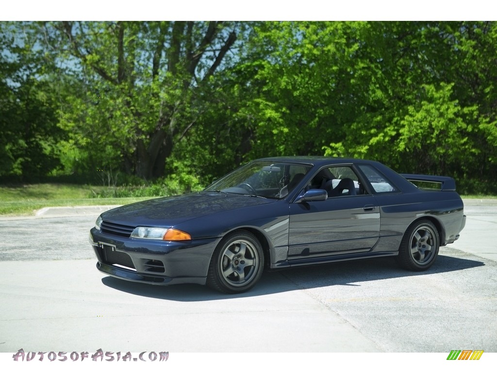 1990 Skyline GT-R Coupe - Gun Grey Metallic / Black photo #10