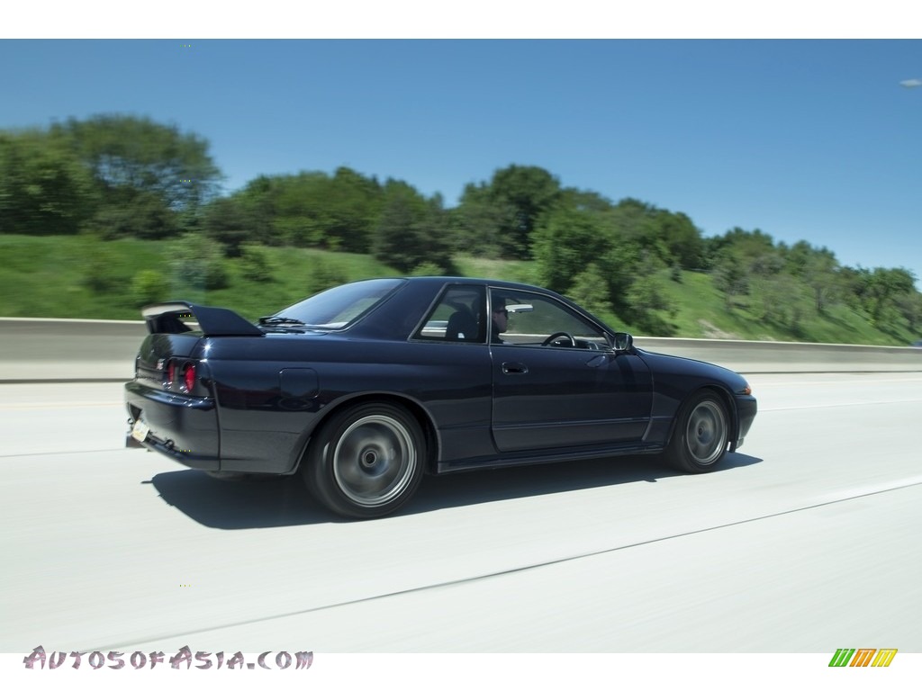 1990 Skyline GT-R Coupe - Gun Grey Metallic / Black photo #11
