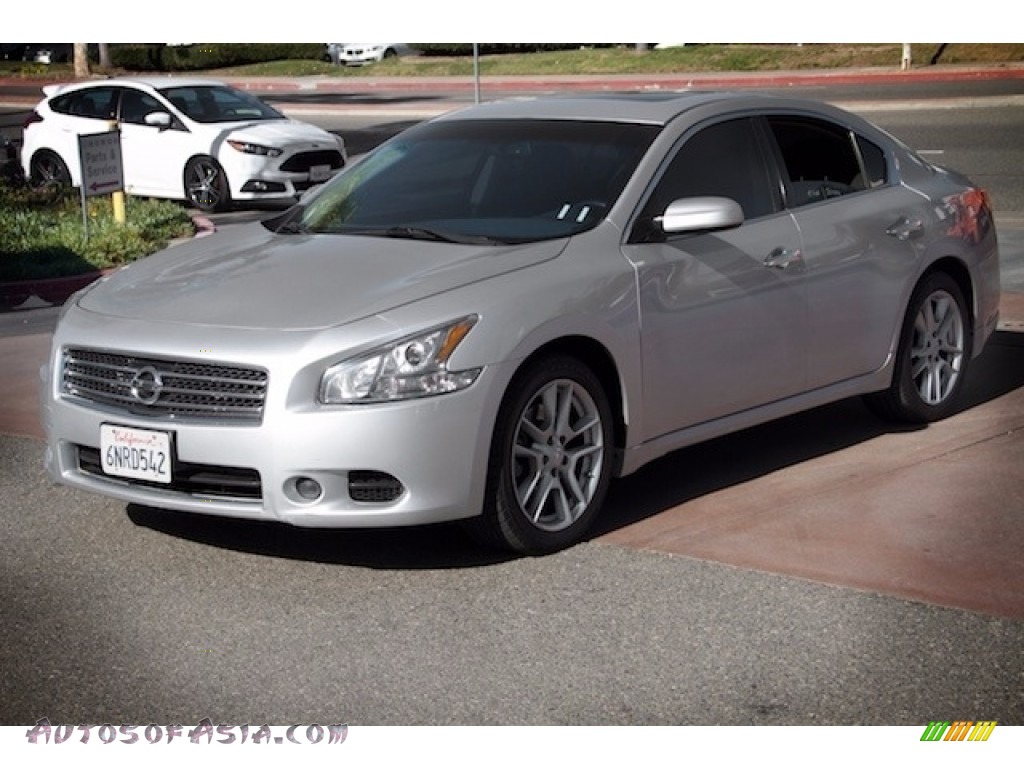 2010 Maxima 3.5 S - Radiant Silver / Charcoal photo #8