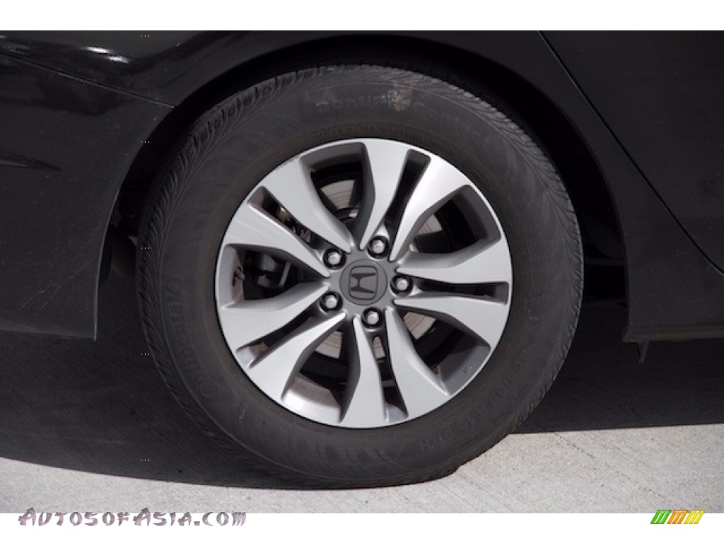 2014 Accord LX Sedan - Crystal Black Pearl / Black photo #25