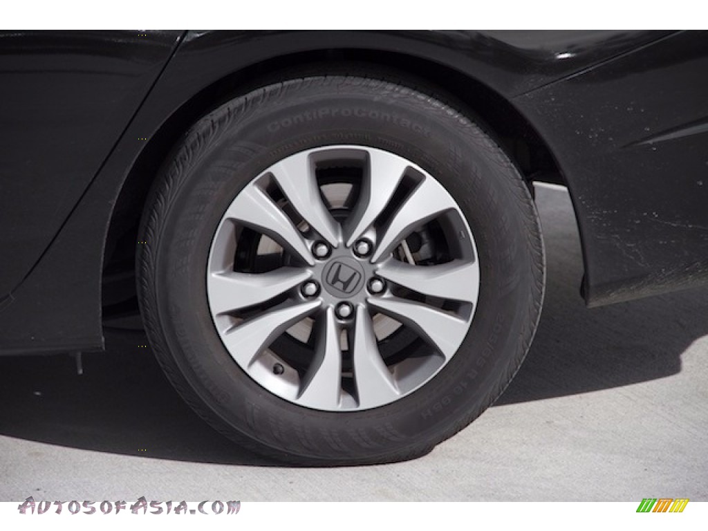 2014 Accord LX Sedan - Crystal Black Pearl / Black photo #27