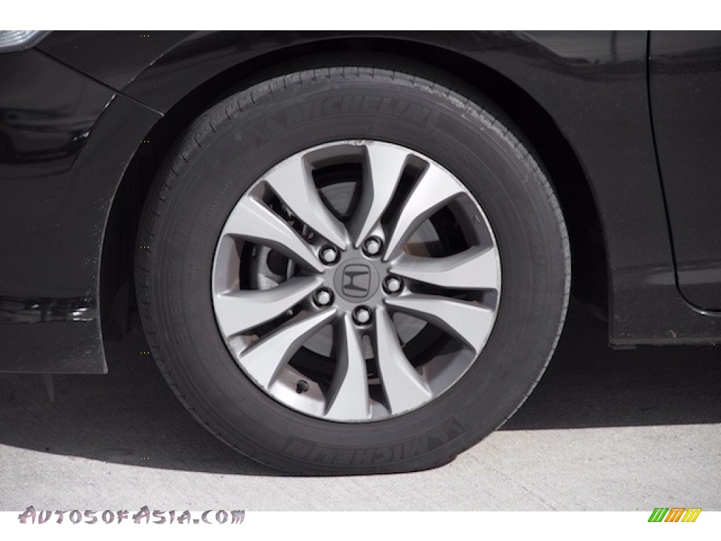 2014 Accord LX Sedan - Crystal Black Pearl / Black photo #28