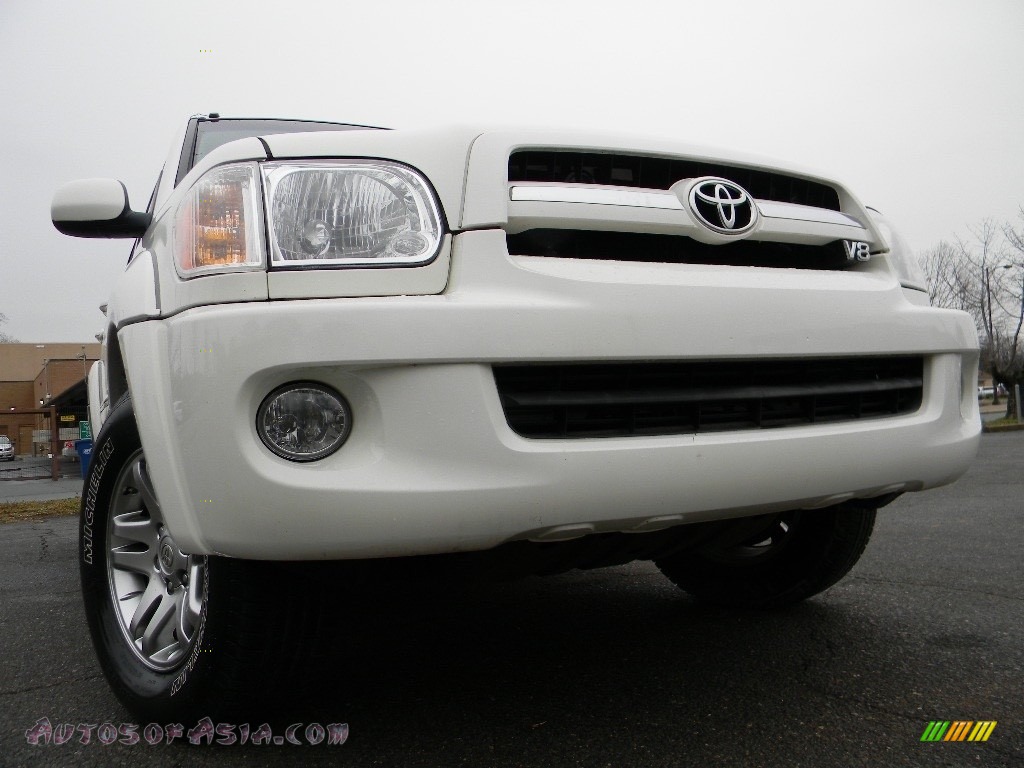Natural White / Light Charcoal Toyota Sequoia Limited 4WD