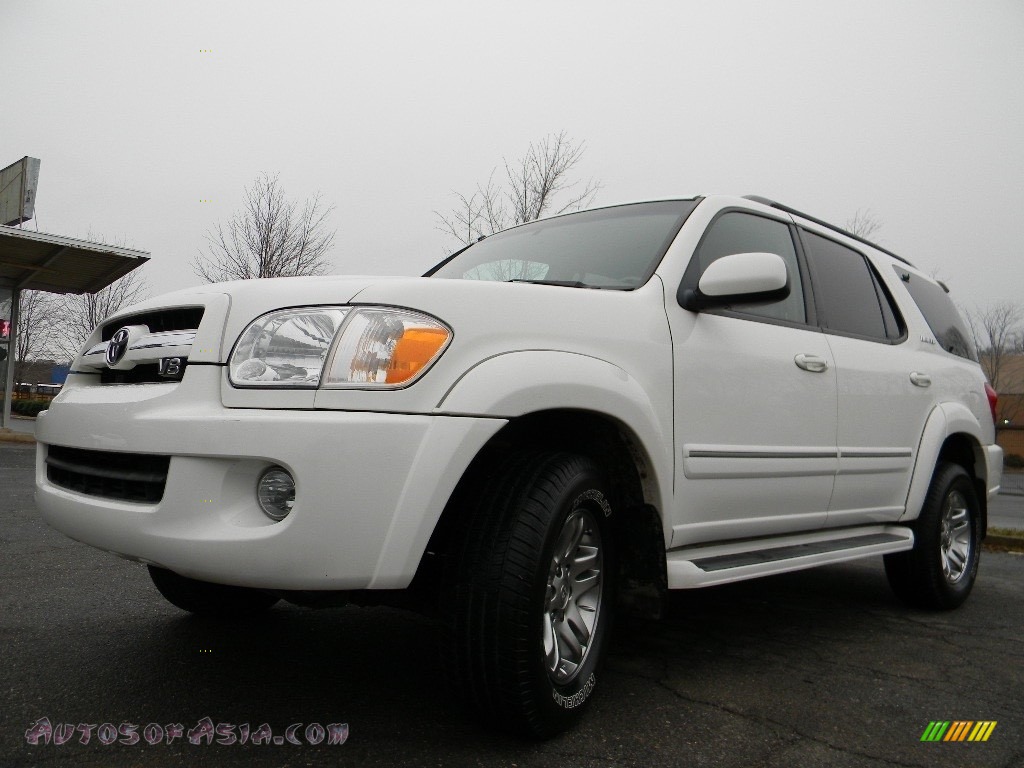 2005 Sequoia Limited 4WD - Natural White / Light Charcoal photo #6