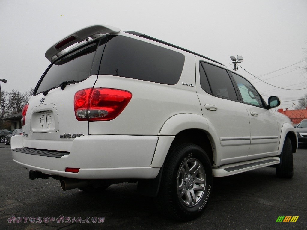 2005 Sequoia Limited 4WD - Natural White / Light Charcoal photo #10
