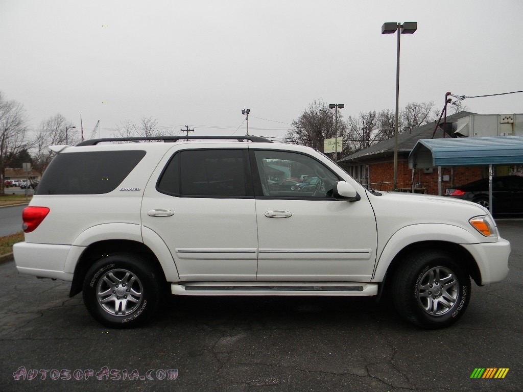 2005 Sequoia Limited 4WD - Natural White / Light Charcoal photo #11