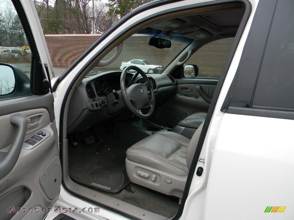 2005 Sequoia Limited 4WD - Natural White / Light Charcoal photo #16