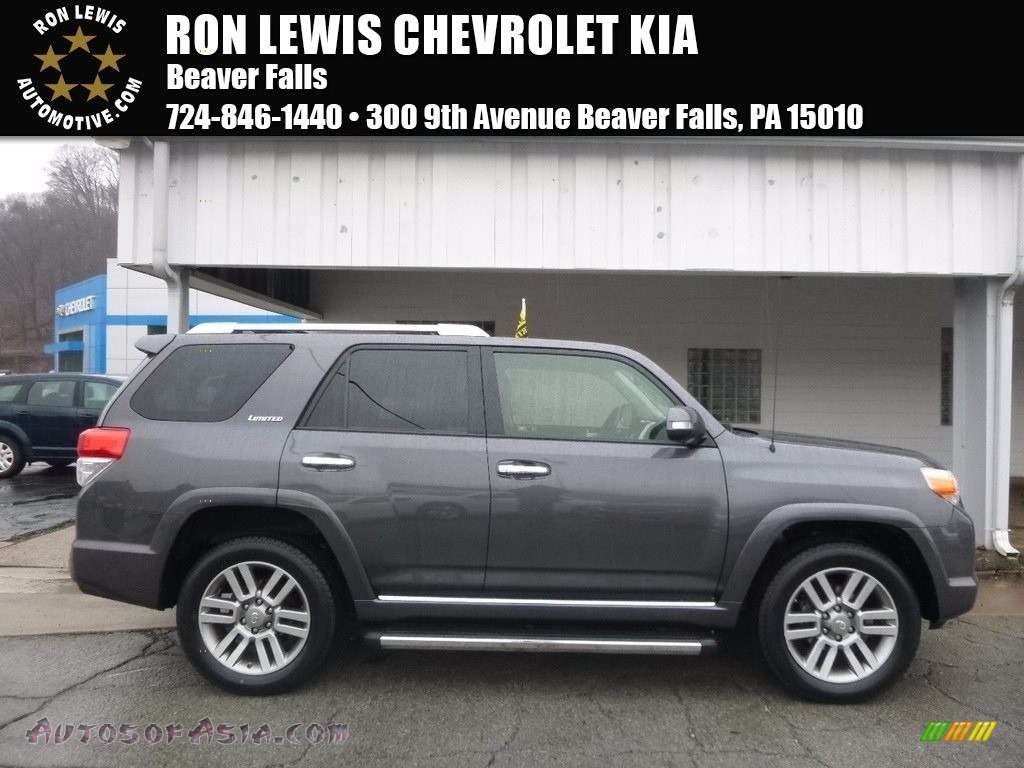 Magnetic Gray Metallic / Black Leather Toyota 4Runner Limited 4x4
