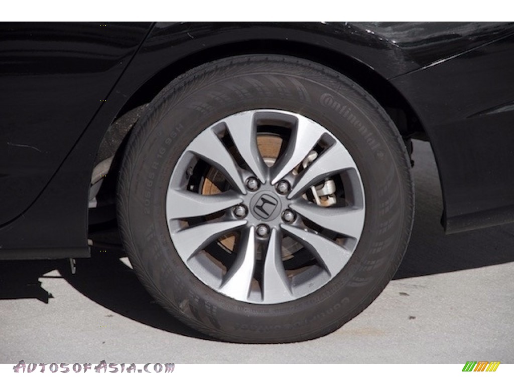 2014 Accord LX Sedan - Crystal Black Pearl / Black photo #28