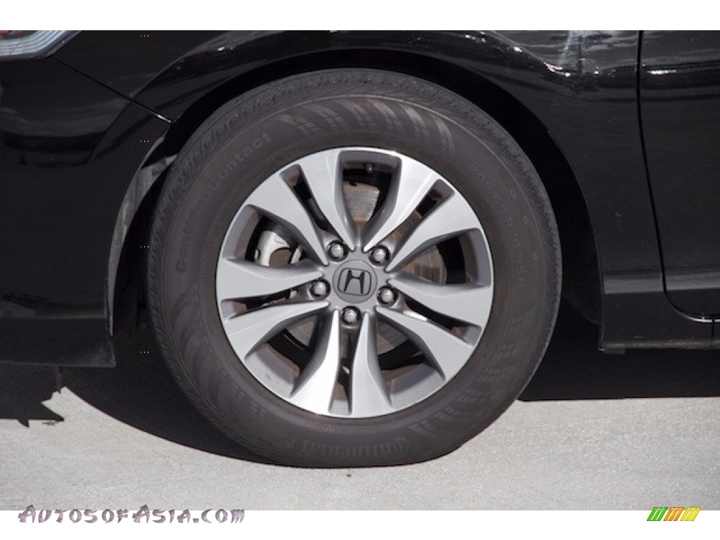 2014 Accord LX Sedan - Crystal Black Pearl / Black photo #29