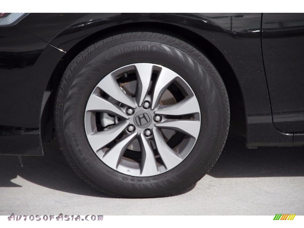 2014 Accord LX Sedan - Crystal Black Pearl / Gray photo #29