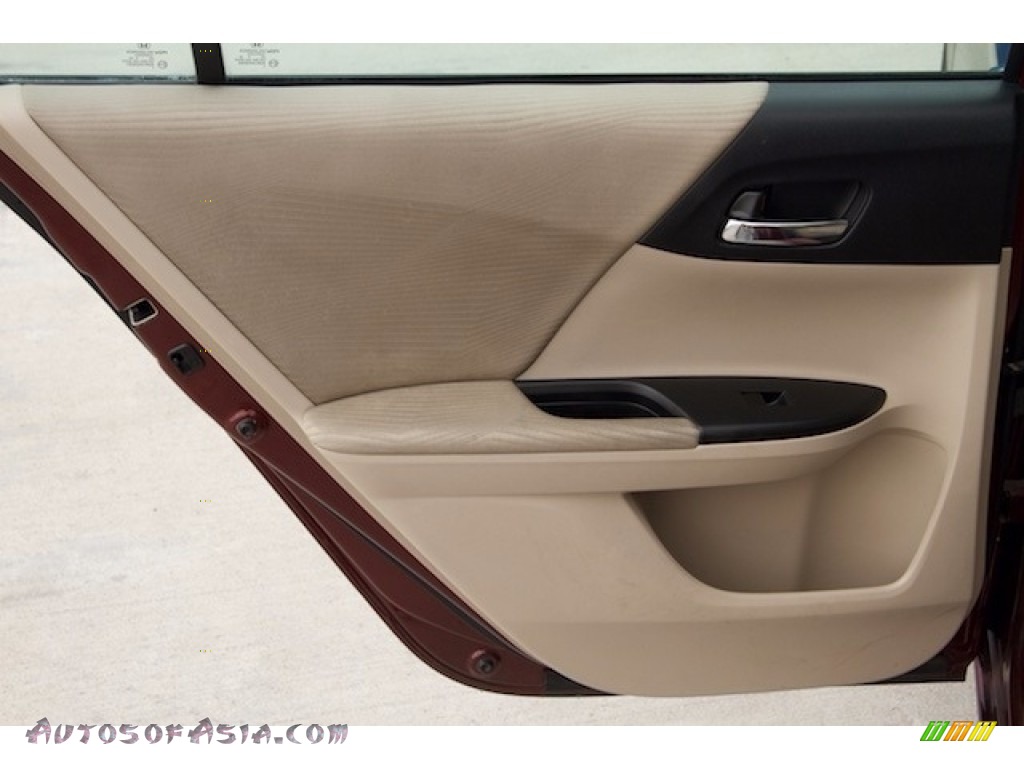2014 Accord LX Sedan - Basque Red Pearl II / Ivory photo #22