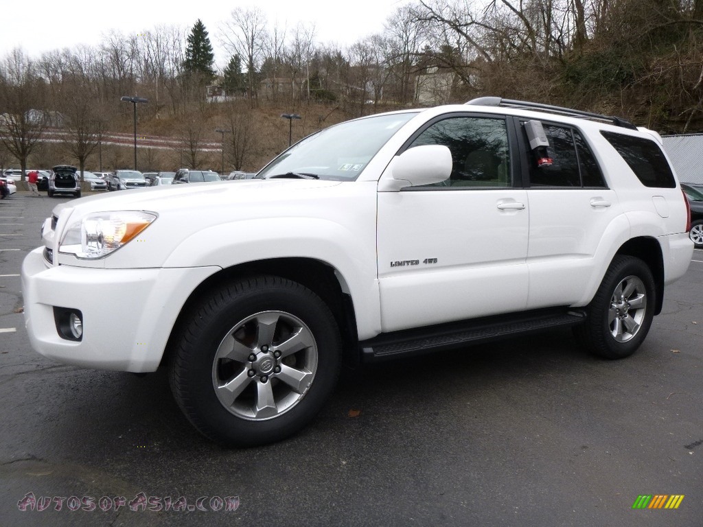 2007 4Runner Limited 4x4 - Natural White / Taupe photo #3