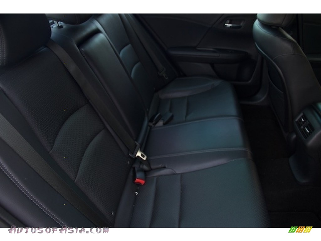 2014 Accord EX-L V6 Sedan - Modern Steel Metallic / Black photo #15