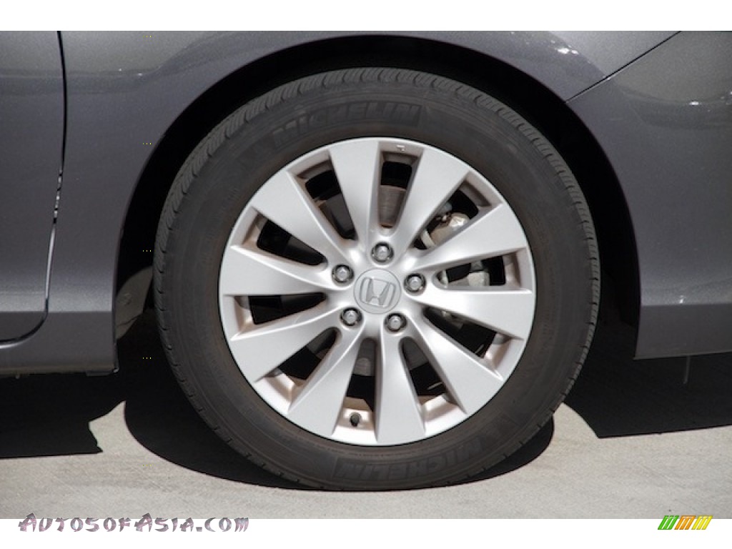 2014 Accord EX-L V6 Sedan - Modern Steel Metallic / Black photo #30